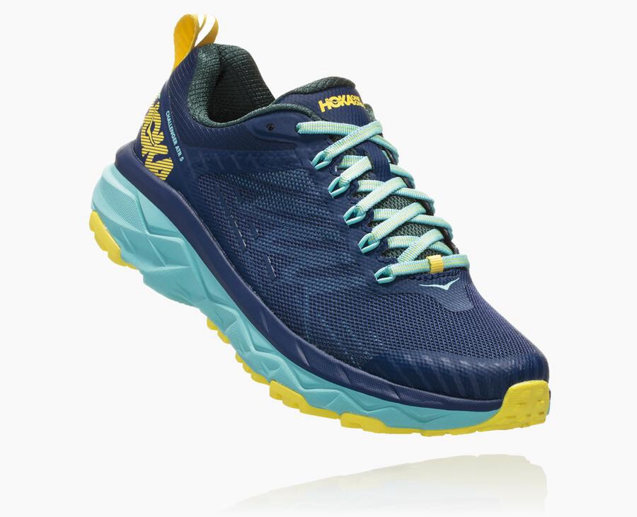 Chaussure Trail Hoka One One Challenger Atr 5 Femme - Bleu - MHT-831790